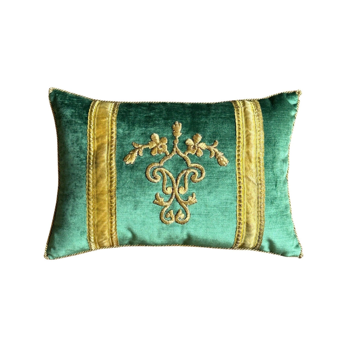 Antique Ottoman Empire Raised Gold Metallic Embroidery (#E021524 | 11 1/2 x 17