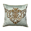Antique Ottoman Empire Raised Gold Metallic Embroidery | (#E022224AB) 24x 24" Pillows B. Viz Design 