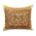 Antique Ottoman Empire Raised Gold Metallic Embroidery (#E030325 | 20" x 23") New Pillows B. Viz Design 