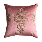 Antique Ottoman Empire Raised Gold Metallic Embroidery (#E030926A&B | 22" x 22") New Pillows B. Viz Design 