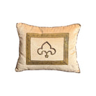 Antique Ottoman Empire Raised Gold Metallic Embroidery (#E040723A&B | 12 x 15") Pillow Pair B. Viz Design 
