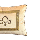 Antique Ottoman Empire Raised Gold Metallic Embroidery (#E040723A&B | 12 x 15") Pillow Pair B. Viz Design 