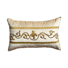 Antique Ottoman Empire Raised Gold Metallic Embroidery (#E041426 | 12 x 19.5") New Pillows B. Viz Design 
