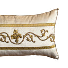 Antique Ottoman Empire Raised Gold Metallic Embroidery (#E041426 | 12 x 19.5") New Pillows B. Viz Design 