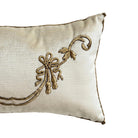 Antique Ottoman Empire Raised Gold Metallic Embroidery (#E041726A&B | 12 x 19") New Pillows B. Viz Design 