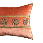 Antique Ottoman Empire Raised Gold Metallic Embroidery (#E050125A&B | 13 x 19") New Pillows B. Viz Design 