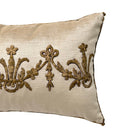 Antique Ottoman Empire Raised Gold Metallic Embroidery (#E050126 | 12.5 x 19") New Pillows B. Viz Design 