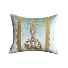 Antique Ottoman Empire Raised Gold Metallic Embroidery (#E050825A&B | 16 x 19") New Pillows B. Viz Design 