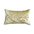 Antique Ottoman Empire Raised Gold Metallic Embroidery (#E053025A&B | 13" x 21") New Pillows B. Viz Design 