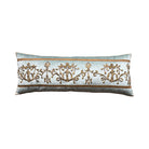 Antique Ottoman Empire Raised Gold Metallic Embroidery (#E062724 | 14 1/2 x 37") New Pillows B. Viz Design 