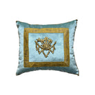 Antique Ottoman Empire Raised Gold Metallic Embroidery (#E062824A&B | 14x 16") New Pillows B. Viz Design 