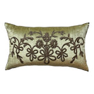 Antique Ottoman Empire Raised Gold Metallic Embroidery (#E070424A&B | 14x 24") New Pillows B. Viz Design 