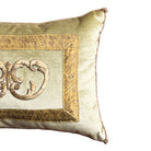 Antique Ottoman Empire Raised Gold Metallic Embroidery (#E071125A&B | 11" x 15") New Pillows B. Viz Design 