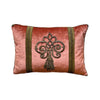 Antique Ottoman Empire Raised Gold Metallic Embroidery (E102423| 13" x 19") New Pillows B. Viz Design 