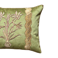 Antique Ottoman Empire Raised Gold Metallic Embroidery (#E121123A&B | 15x20