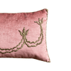 Antique Ottoman Empire Raised Gold Metallic Embroidery (#E122023A&B | 12 x 20") New Pillows B. Viz Design 