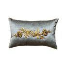 Antique Ottoman Empire Raised Gold Metallic Embroidery (#E130723A&B | 10x16") New Pillows B. Viz Design 