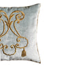 Antique Ottoman Empire Raised Gold Metallic Embroidery (#E131423A&B | 17x17") New Pillows B. Viz Design 