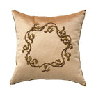 Antique Ottoman Empire Raised Metallic Embroidery (#E041826A&B | 18 x 18") New Pillows B. Viz Design 