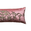Antique Ottoman Empire Raised Silvery Gold Metallic Embroidery (#E102323 | 14X36") New Pillows B. Viz Design 