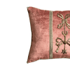 Antique Ottoman Raised Silver Metallic Embroidery (#E120523A&B | 12x 15") New Pillows B. Viz Design 