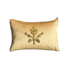 Antique Raised Gold Metallic Embroidery (#E031526A&B | 11 x 16") New Pillows B. Viz Design 