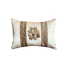 Antique Raised Gold Metallic Embroidery (#E070125 | 11 x 15.5") New Pillows B. Viz Design 