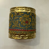 Antique Silk and Gold Metallic Brocade Fragment Cuff New Jewelry Eyup Gunduz F 
