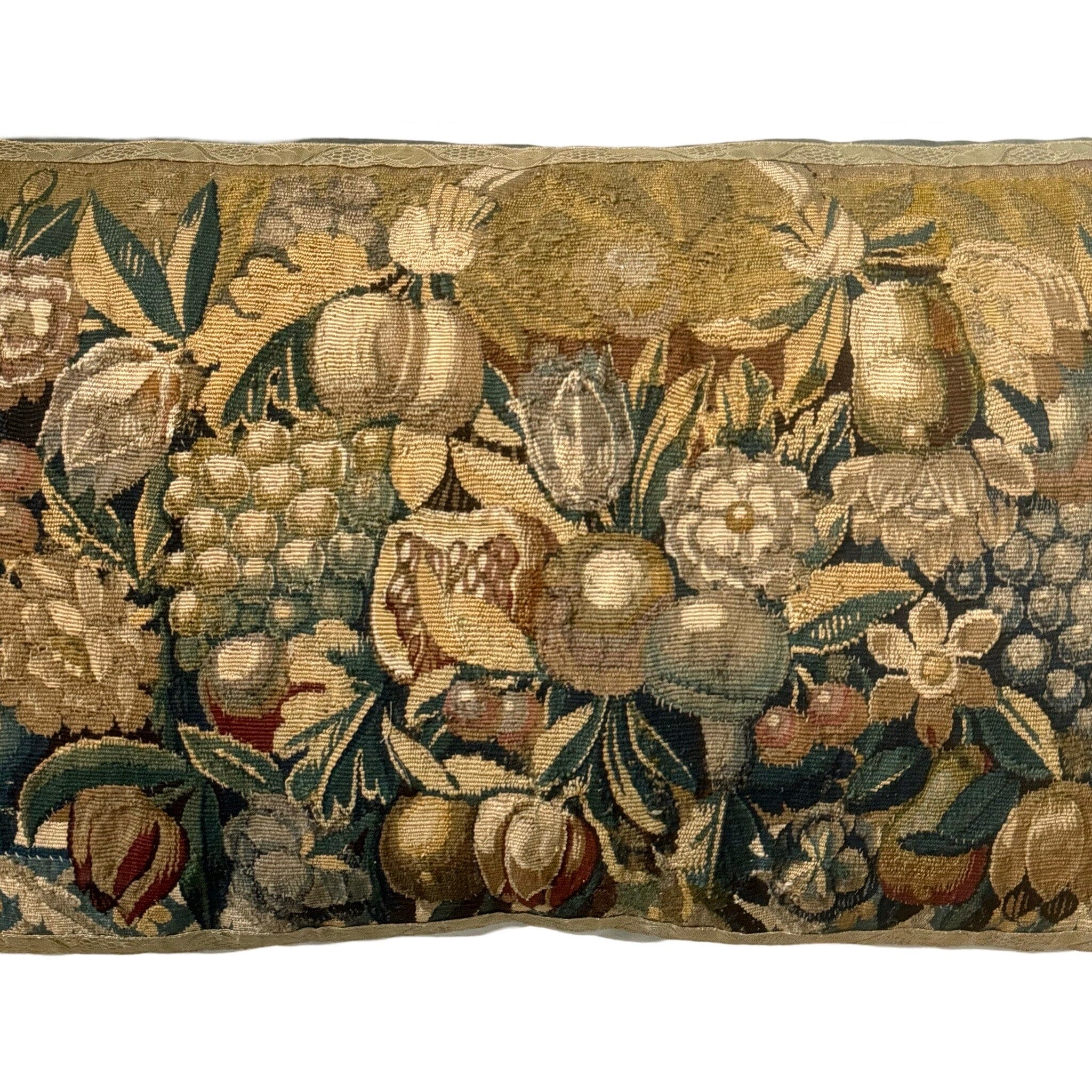 Antique Tapestry Fragment (#T041524 | 21 x 42.5”) Pillows B. Viz Design 