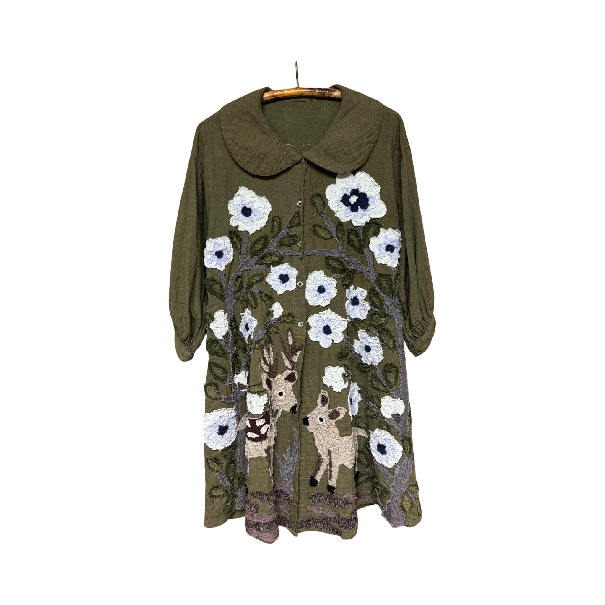 Applique Animal Dress from Thailand Dress Baanpueng Handmade Shop C 