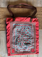 Bag Created from Vintage Hmong Tribe Textile Bag Baanpueng Handmade Shop Bag A 