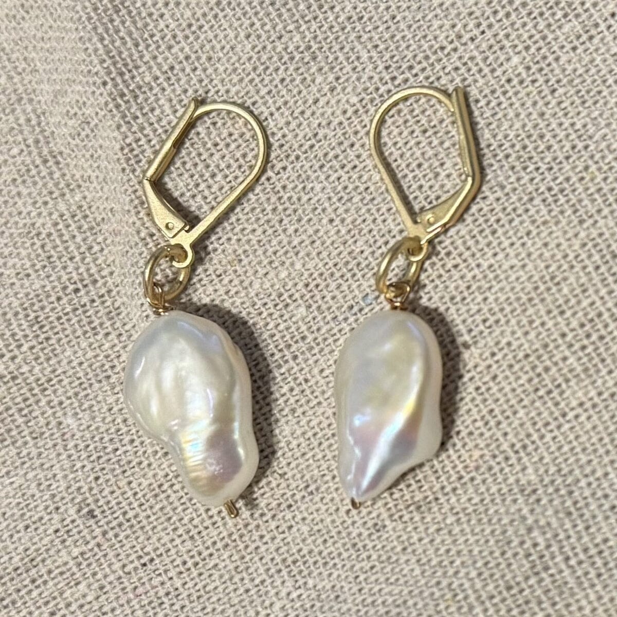 Baroque Pearl Simple Earrings Earrings Bittersweet designs 