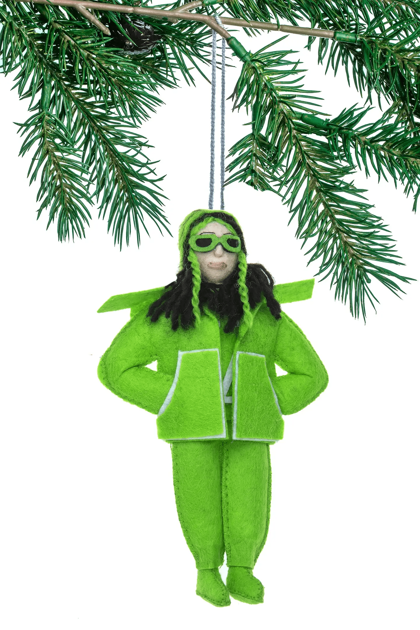 "Billie Eilish" Felt Ornament Holiday Ornaments Silk Road Bazaar 