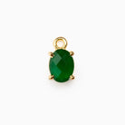 Birthstone Charm, Emerald Charm Fallen Aristocrat 