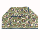 Block Printed Square Tissue Box Cover Tissue Box Cover Fabricraftindia D | Green Navy 