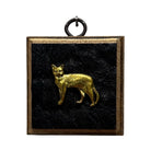 Bourbon Barrel Frame with Cat | 2 x 2 x 1" Objet d'Art Museum Bees 