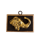 Bourbon Barrel Frame with Elephant (#10577 | 2 3/4 x 3 3/4 x 1") Objet d'Art Museum Bees 