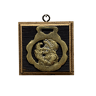 Bourbon Barrel Frame with Horse Brass (#10230 | 4" x 1") Objet d'Art Museum Bees 