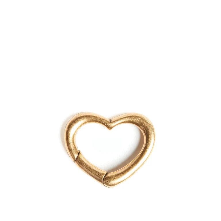Charm Connector | Gold Plate, Heart (Large) Charm Fallen Aristocrat 