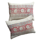 Circa 1780-1820 French Block Print Cotton (#M030226A&B | 14x19.5") New Pillows B. Viz Design 