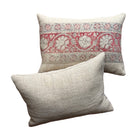 Circa 1780-1820 French Block Print Cotton (#M030226A&B | 14x19.5") New Pillows B. Viz Design 