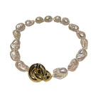 Classic Infinity Charm Pendant Choker New Jewelry Bittersweet designs White Pearls 