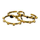 Decorative Stone Adjustable Cuff Bracelet Eyup Gunduz 