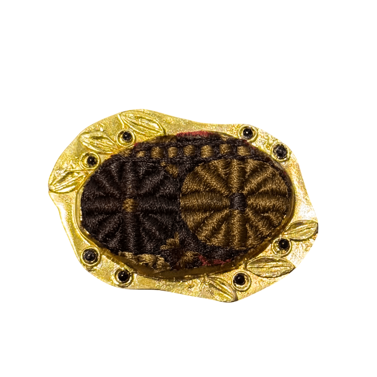 Embroidered Textile Brooch Brooch Eyup Gunduz B 