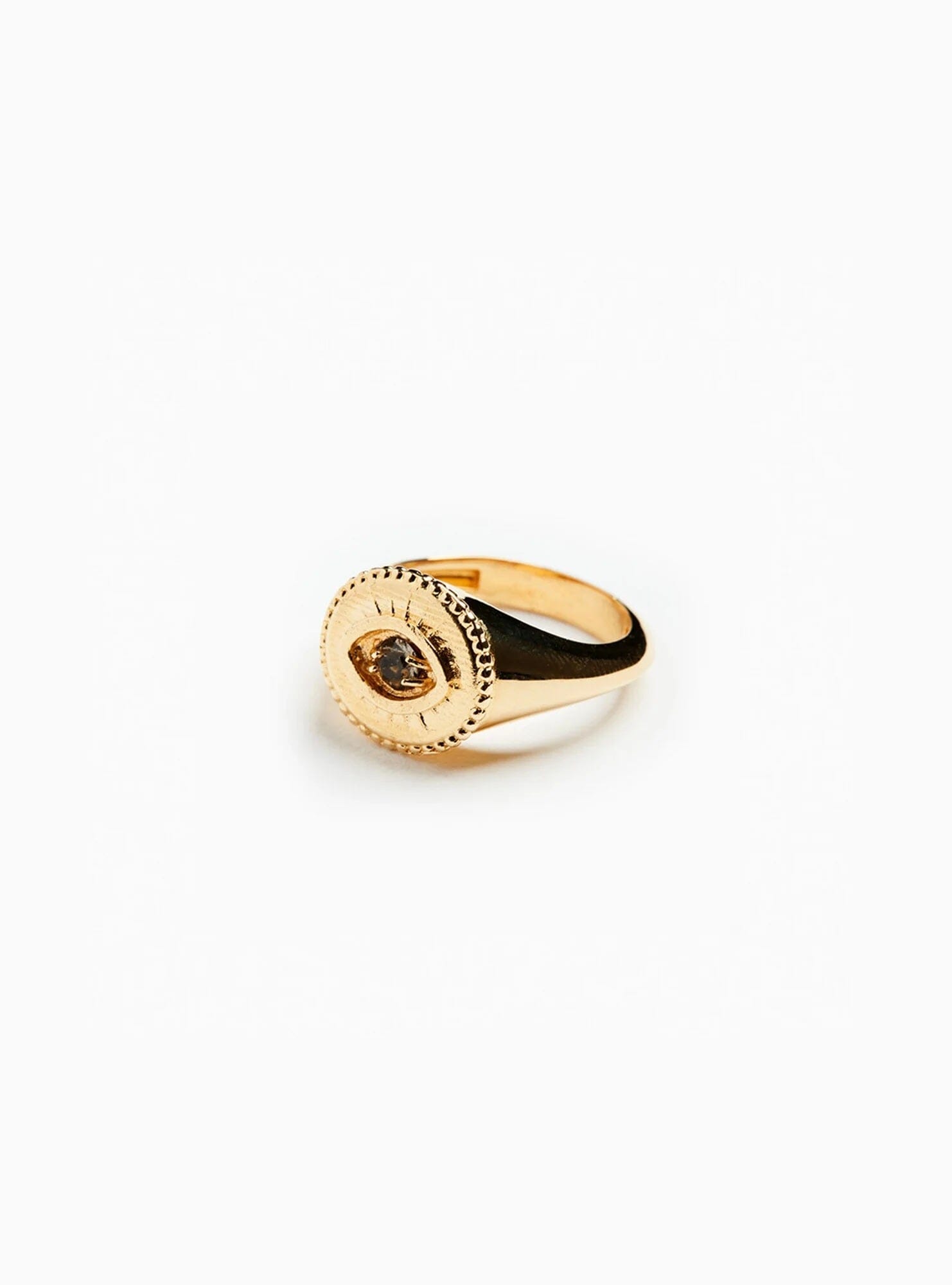 Evil Eye Signet Ring Jewelry Fallen Aristocrat 