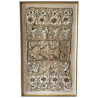 Framed 18th Century Muslin Hand Embroidered Ottoman Towels (430423) Antique Textile Rebecca Vizard 