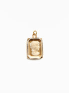 German Cameo Pendant Charm Fallen Aristocrat 