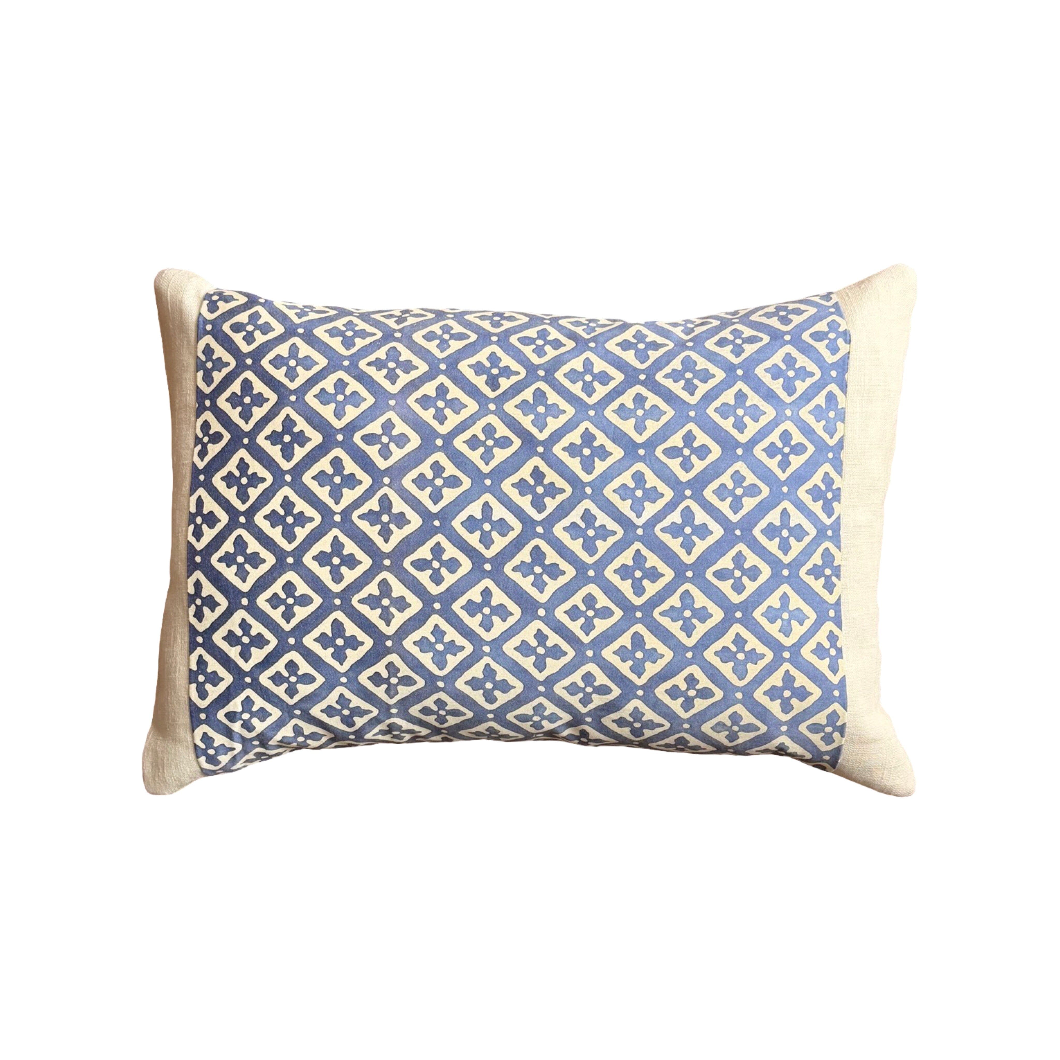 Groves Brothers Blue and White (Fortuny Style) (#M031626A&B | 13x19") New Pillows B. Viz Design 