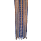 Hand Dyed, Handwoven, and Hand Beaded Table Runner from Laos Table Runner ClayCut Laos Runner A 
