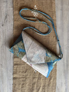 Hand Dyed Silk Leaf Print Purse Purse Cambodia B 